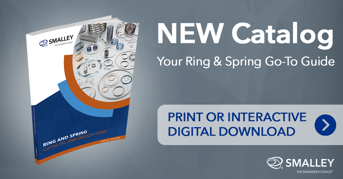 Smalley Launches New Catalog - An Engineer’s Go-To Guide for Rings and Springs